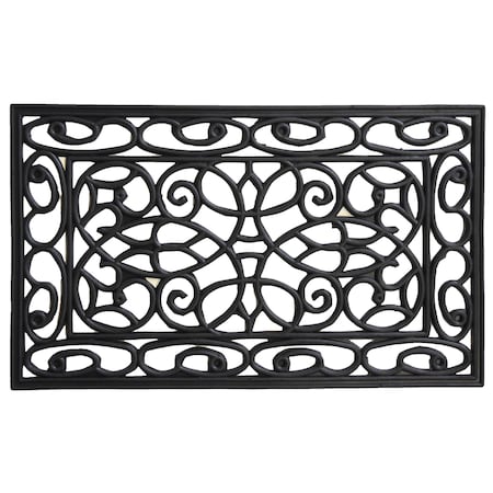 Calloway Mills Doormat, Rubber, Black 103731830